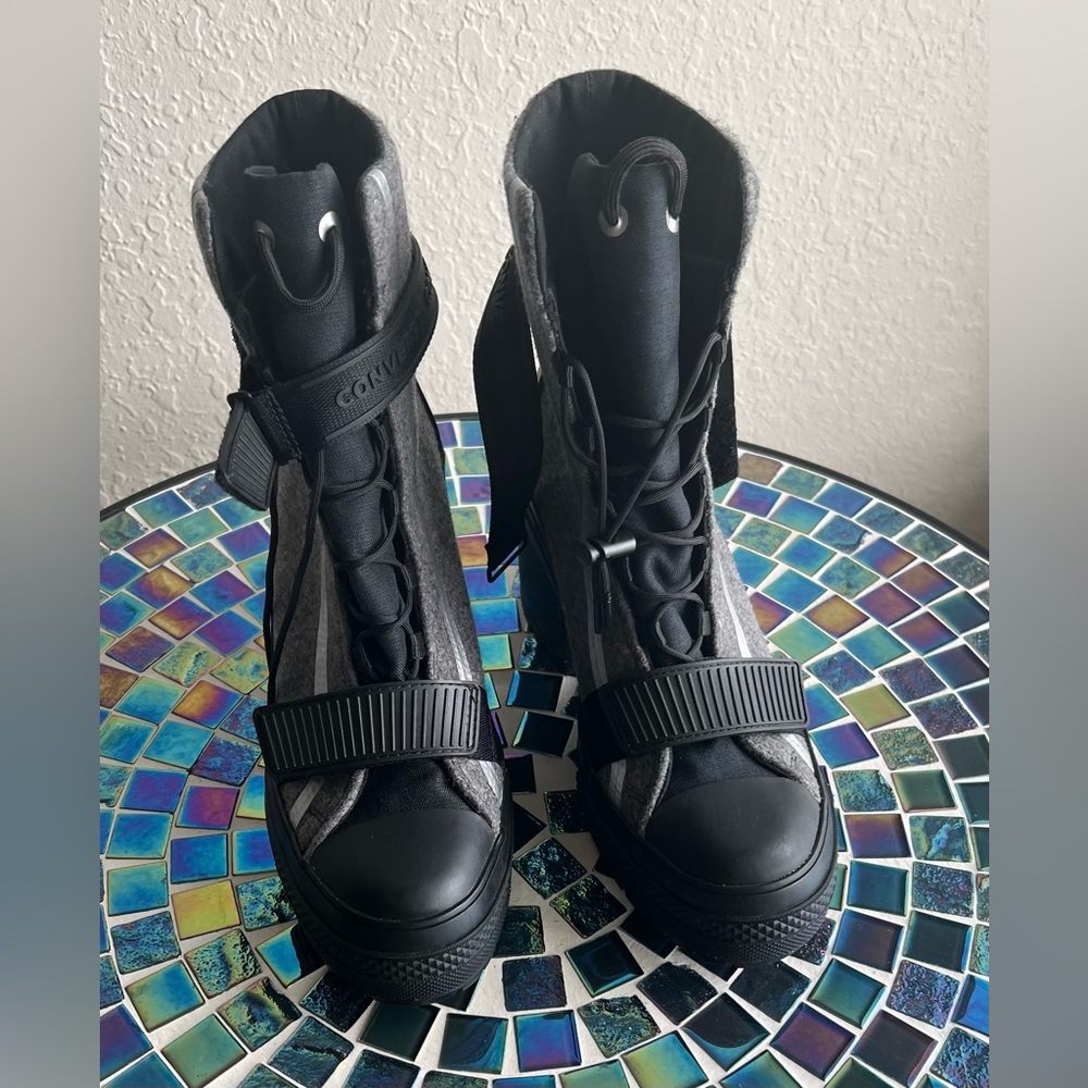 Converse Chuck Taylor All Star GR 82 XX High ‘Black Silver’ Boots. - Picture 5 of 14